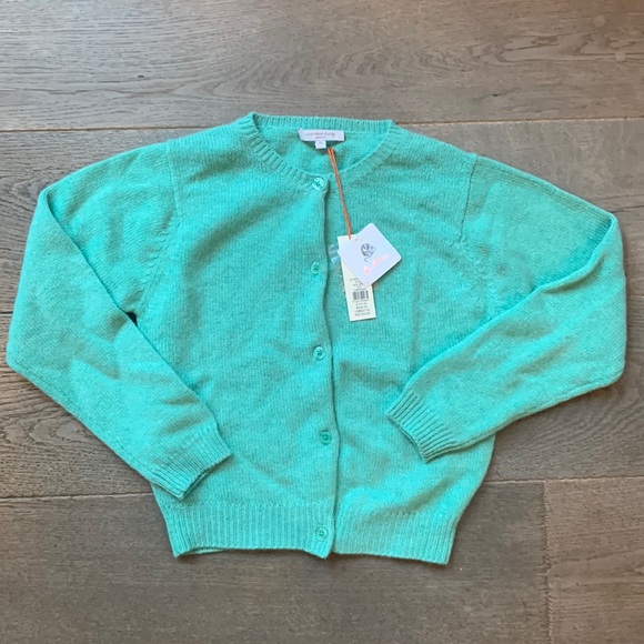 Caramel Baby & Child Jade Green Sweater - New - Picture 1 of 4